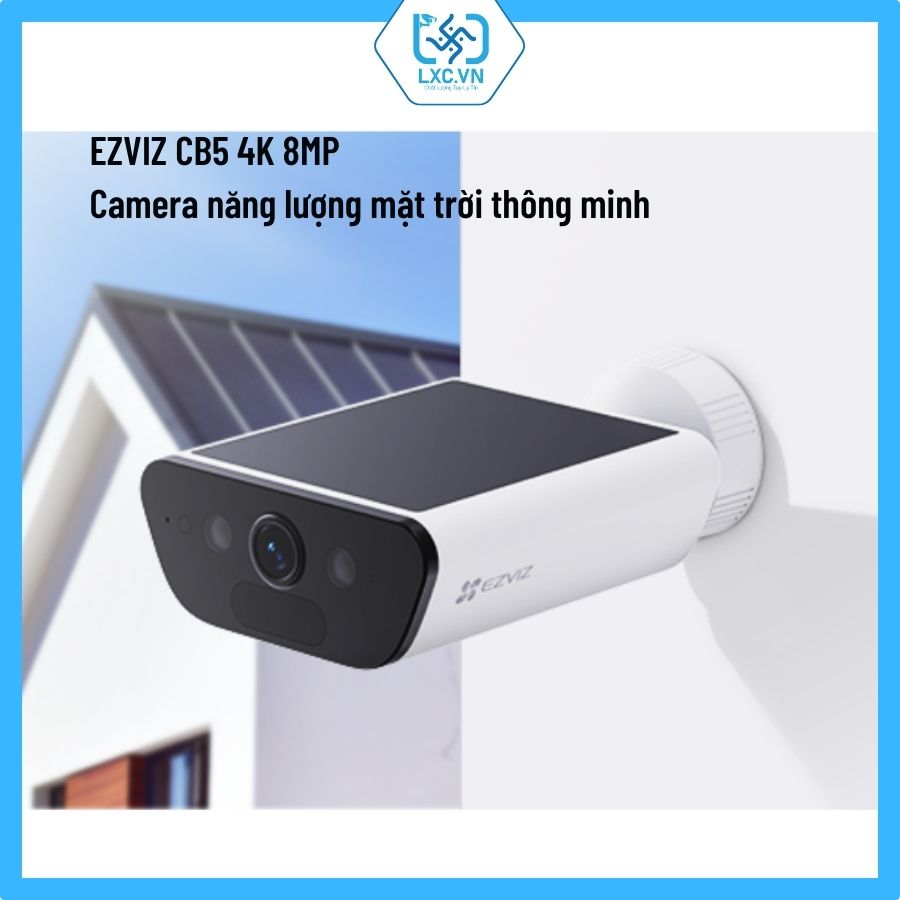 Camera Wifi dùng pin năng lượng mặt trời EZVIZ CB5 4K 8MP I Chính hãng
